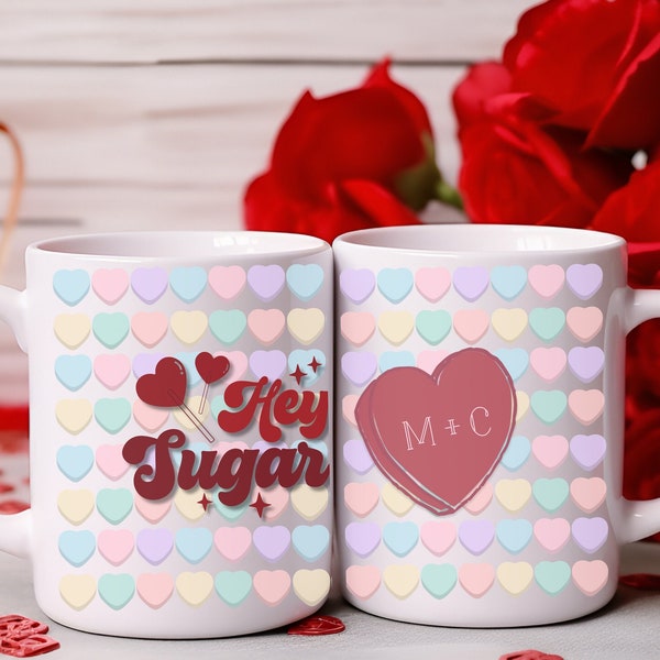 Taza del Día del Amor y la Amistad Regalo romántico para parejas, Diseño exclusivo y personalizado, Día de San Valentín, Detalles amorosos 1