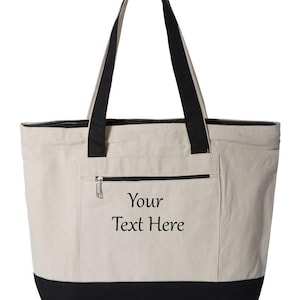 Bolso de mano personalizado de lona, bolso de mano de playa con logotipo personalizado, bolso de mano bordado para bebé, bordado personalizado digitalizado, bolso de mano
