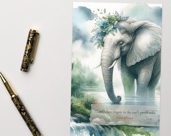 Greeting card "Gentle Echo" (Physical Item)