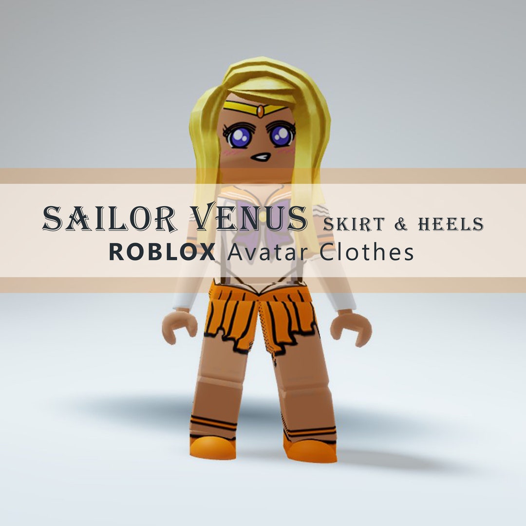 ROBLOX Sailor Venus Uniform SKIRTS & HEELS Avatar Clothes - Etsy