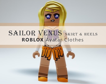 ROBLOX Sailor Venus Uniform SKIRTS & HEELS - Avatar Clothes - Digital Paper - 1 Design - 585 x 559 pixels