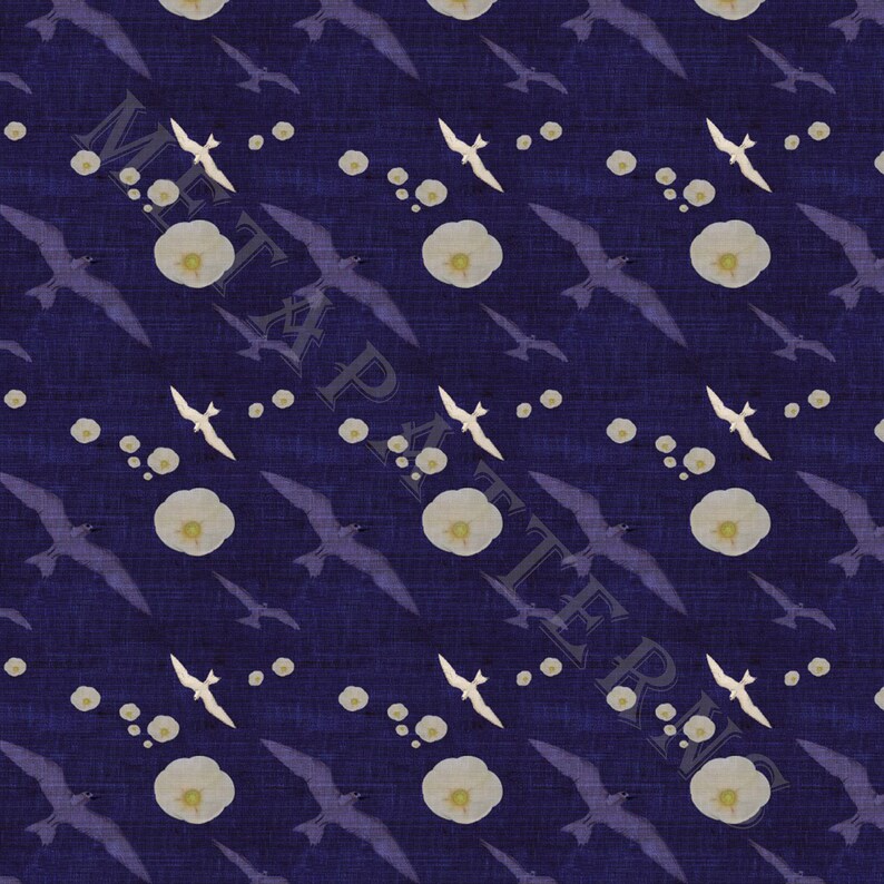 Manu Pattern Manu-o-kū (gygis Alba) SEAMLESS Patterns - Digital Paper - 1 Design ...