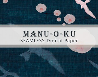 Manu-o-Kū (Gygis alba) SEAMLESS Patterns - Digital Paper - 1 Design - 3600 x 3600 pixels  - Commercial Use