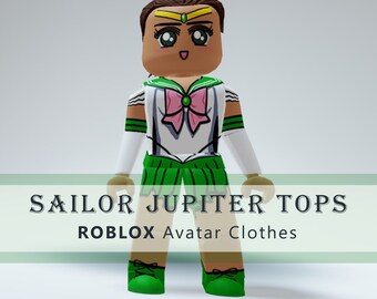 ROBLOX Sailor Jupiter Uniform TOPS - Avatar Clothes - Digital Paper - 1 Design - 585 x 559 pixels