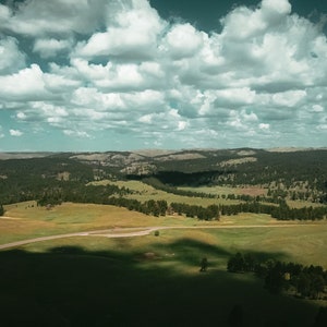 South Dakota sky landscape