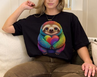 Funny Sloth Shirt, Sloth T Shirt, Cute Animal Tee, Animal Lover Shirt, sloth gifts, plus size, cute sloth shirt, Sloth Hoodie, 5xl