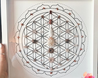 Self-Growth Crystal Grid