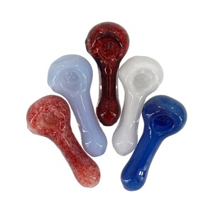 4 Inch Frit Spoon Glass Hand Pipe Weed Bowl