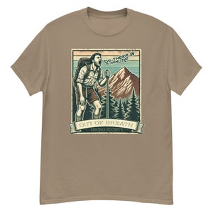 Out Of Breath Hiking Society - Funny Hiking Shirt