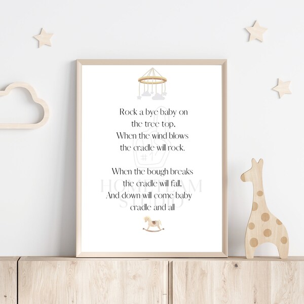 Rock a Bye Baby - Etsy