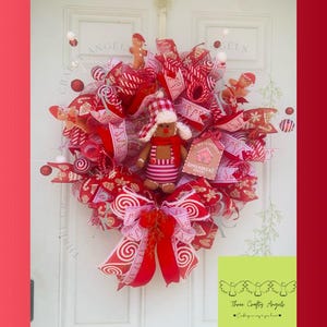 Christmas Gingerbread Wreath