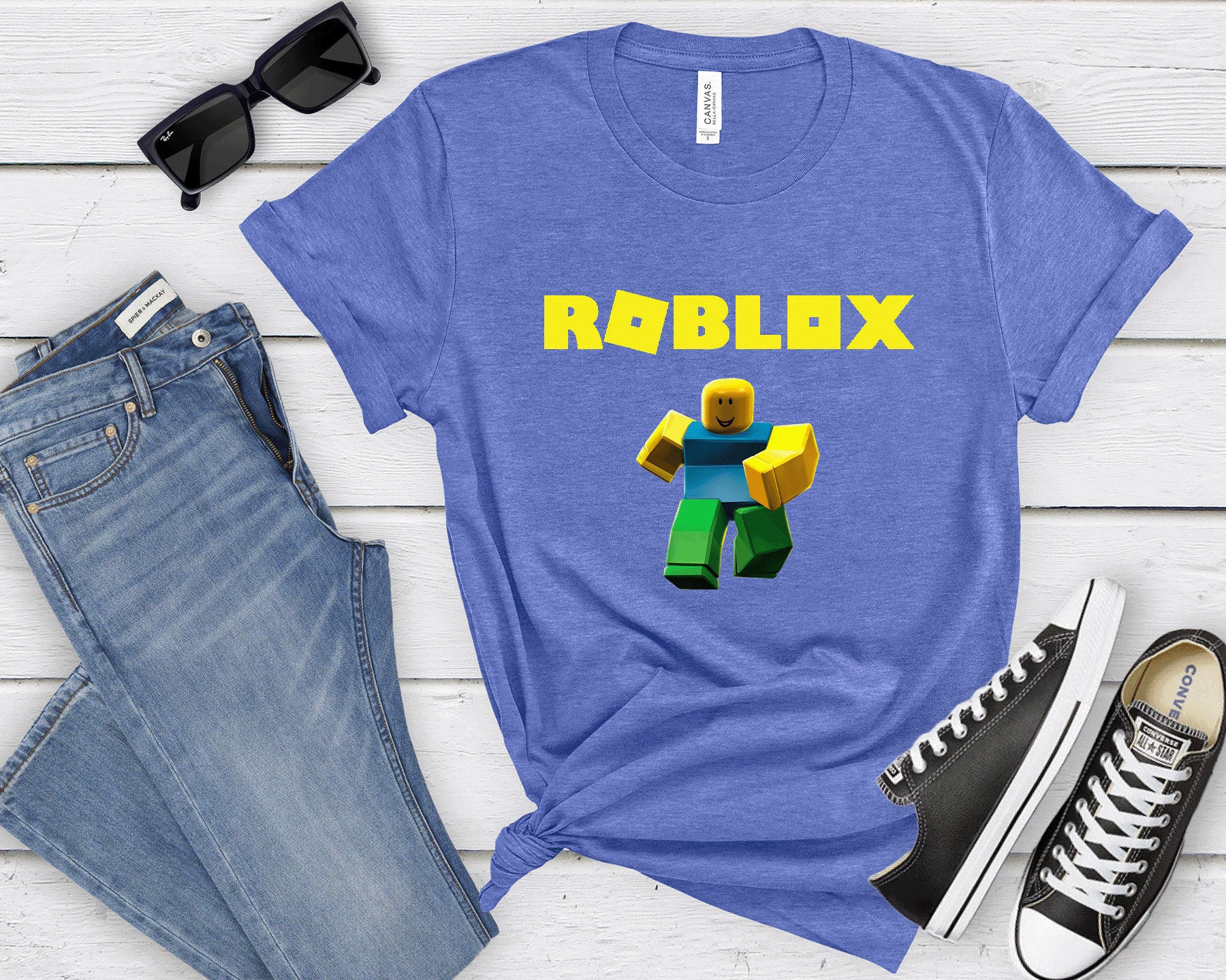 Roblox Noob Shirt Roblox Boy Tshirt Roblox Kids Tee Roblox Birthday Il Ipmq 