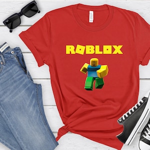 Roblox Noob Shirt, Roblox Boy Tshirt, Roblox kids tee, Roblox Birthday Gift,  Video Game Birthday Theme, Roblox Birthday Shirt, Gaming Tee