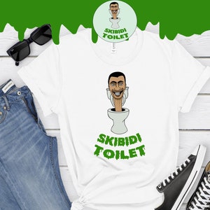 Skibidi Toilet Shirt, Skibidi Toilet Party Tshirt, Skibidi Toilet Meme, Funny Skibidi Shirt, Creepy Skibidi Shirt,  Funny Meme Tee, Kids Tee