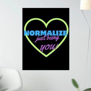 NORMALIZE Digital Poster