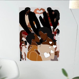 BLACK LOVE Digital Poster