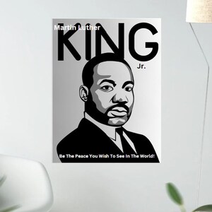 Martin Luther King Jr. Print: MLK Day Poster (Digital Download)