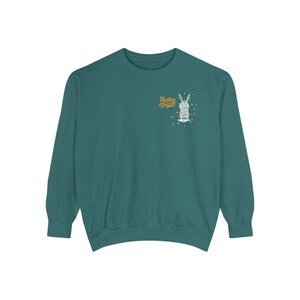 Merry & Bright Animal Lights Christmas Garment-Dyed Sweatshirt