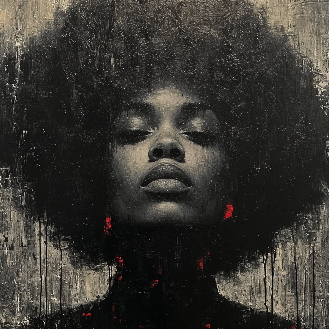 Black Woman Art, Fashion, Black Woman Wall Art, Black Girl Wall Art