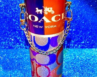 Designer Inspired 20oz Tumbler with or without  Golden Chain