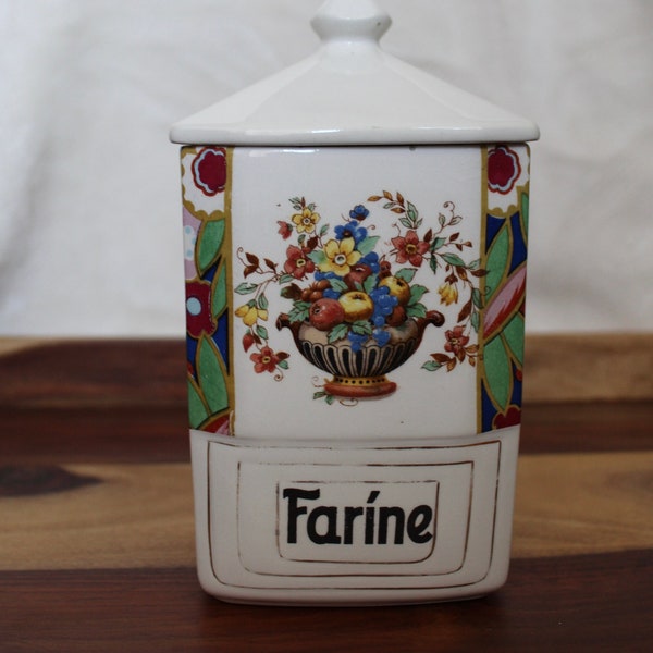 French Farine (Flour) Canister