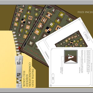 May include: Digital files for a communication poster with a camouflage background. The poster features a set of alphabet flags with different colored designs. The files include a poster, communication key, and a maritime flag.