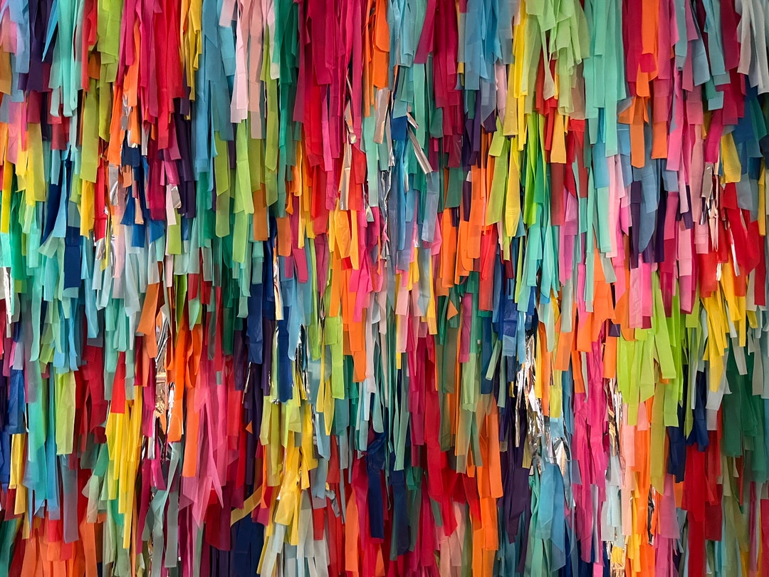 Streamer Backdrop Wall Streamer DIY Wall Streamer Supplies Wall Decor