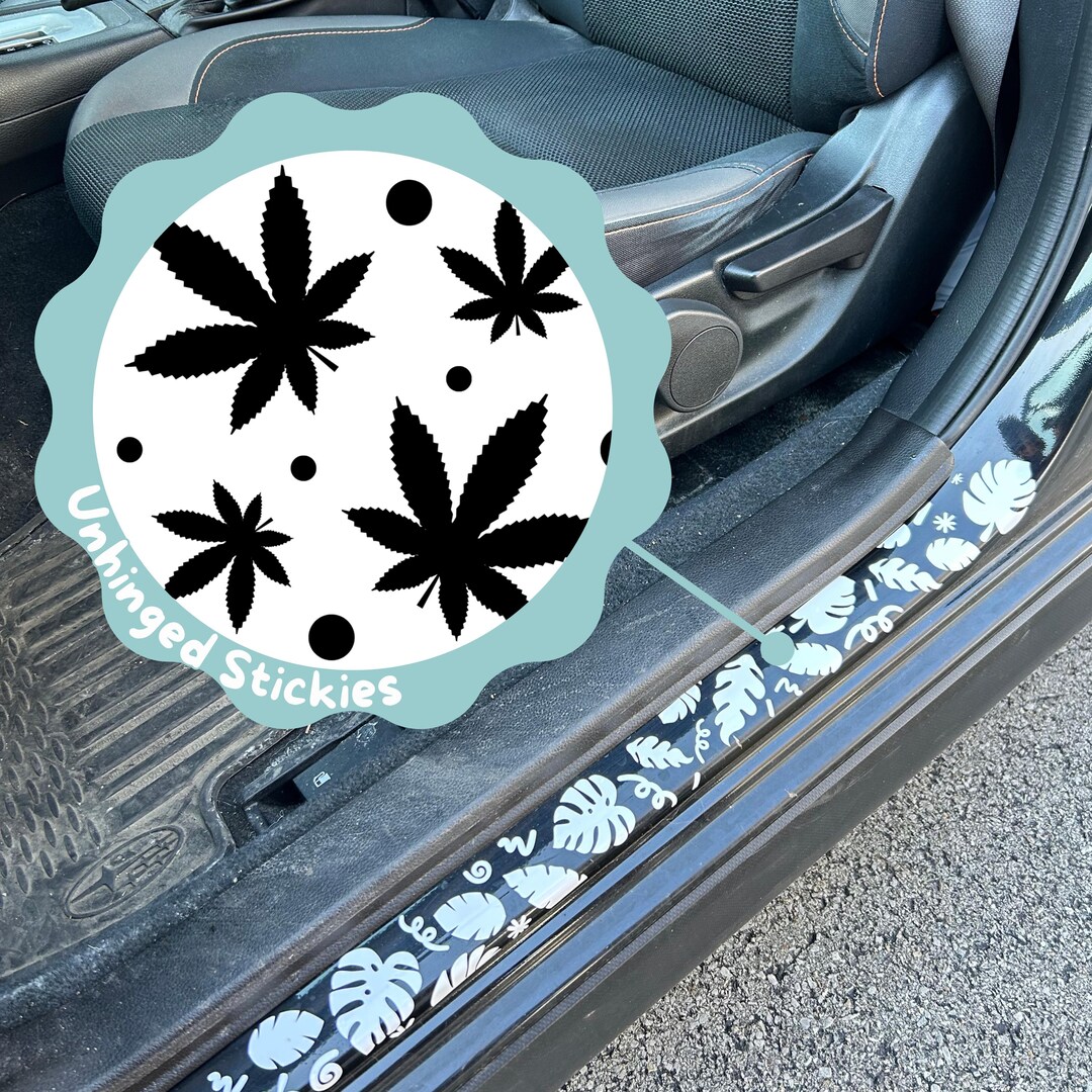 Weed Leaf Car Decal - Etsy