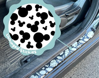 Calcomanía para auto de ratón de dibujos animados
