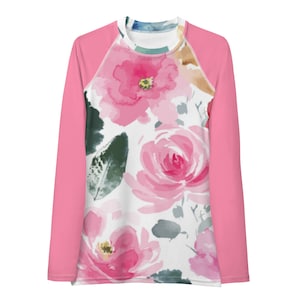 Rose Color Women&#39;s Rash Guard