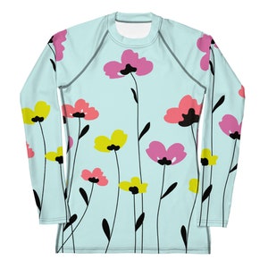 Nice Flowers Rash Guard