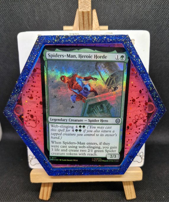 Spider-man MTG TCG Coasters - Etsy Spider-man MTG TCG Coasters - Etsy