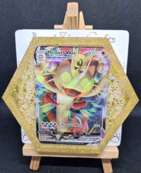 gold meowth pokemon card Meowth Pokemon Card Credit Card Credit Card Skin – Anime Town Creations main image 1