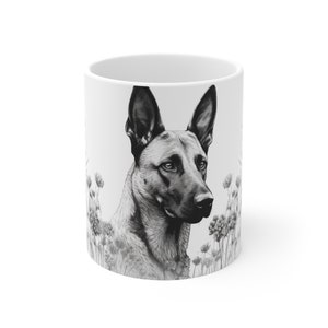Belgian Malinois Ceramic Mug 11oz