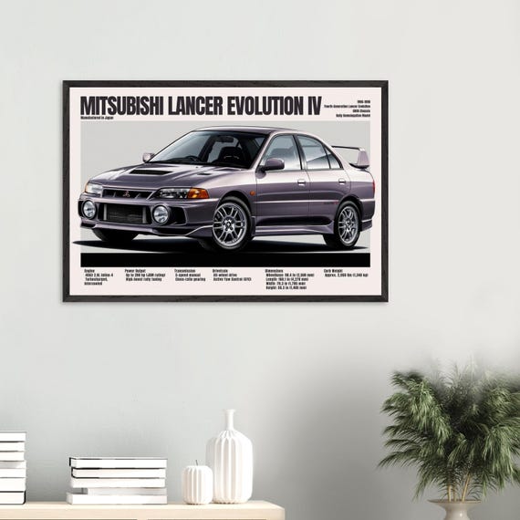 非売品Mitsubishi Lancer WR04 店舗ポスター 非売品Mitsubishi Lancer