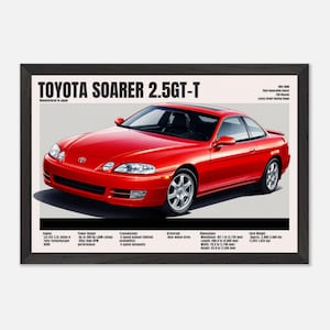 Toyota Soarer Poster - Etsy