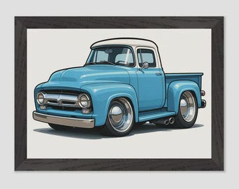 1932 Ford Deuce Coupe Hot Rod Poster – Vintage Garage Wall Art - Etsy
