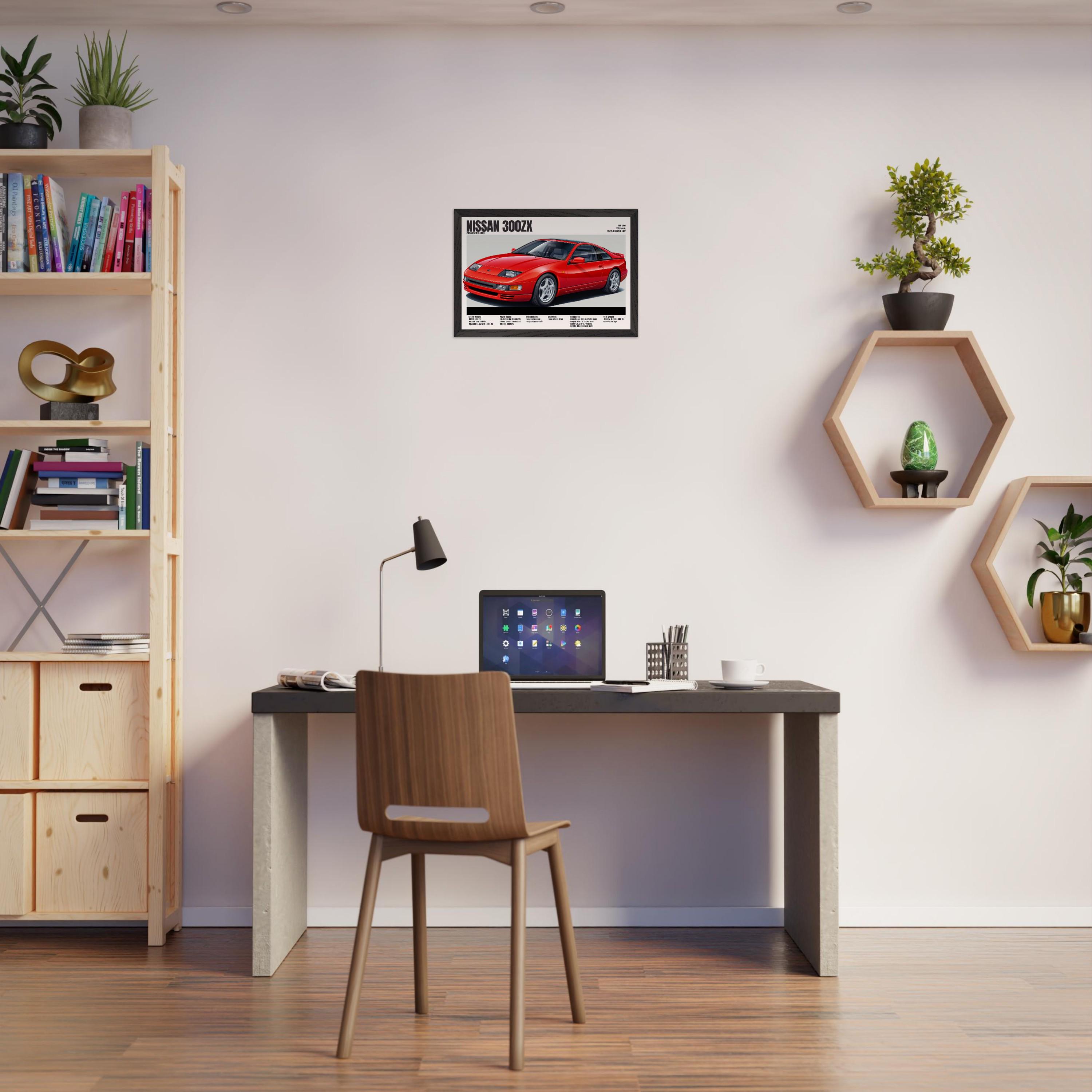 300zx Z32 Art, Nissan 300zx, Jdm Twin Turbo, Z32 Poster Art, Retro