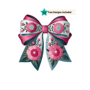 Floral Coquette Bow Png, Sublimation Design Instant Digital Download, Cute Graphics, Glass Jar png Design, Tshirt Design, Vintage Bow Png