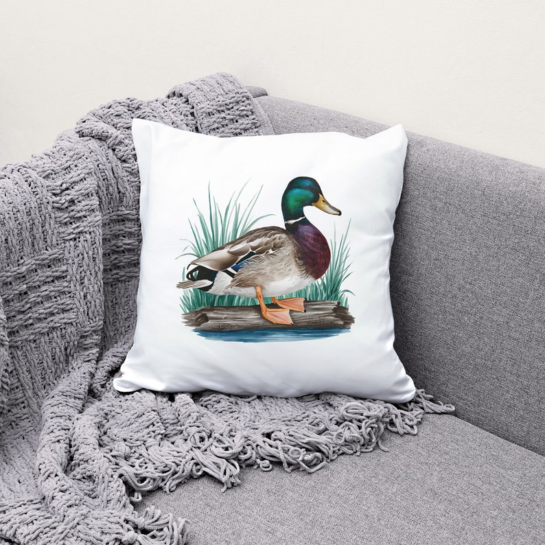 Watercolor Mallard Duck Hunting Changing Pad Covers Baby Duck Hunting Nursery Decor Diaper Change Pad Sheets For Boys Girls Wild Duck Leaves Soft