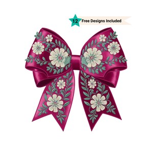Floral Coquette Bow Png, Sublimation Design Instant Digital Download, Cute Graphics, Glass Jar png Design, Tshirt Design, Vintage Bow Png