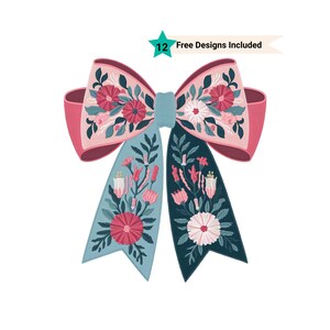 Floral Coquette Bow Png, Sublimation Design Instant Digital Download, Cute Graphics, Glass Jar png Design, Tshirt Design, Vintage Bow Png