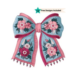 Floral Coquette Bow Png, Sublimation Design Instant Digital Download, Cute Graphics, Glass Jar png Design, Tshirt Design, Vintage Bow Png