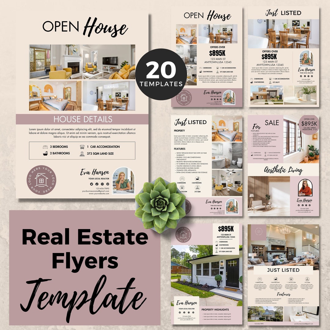 Real Estate Flyers for the New Year Template | Real Estate Flyers for ...