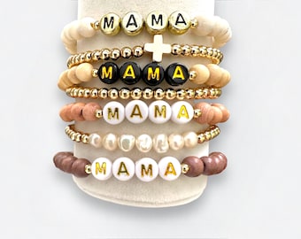 Customized Wood Bead Bracelets | Personalized Bracelets | Beaded Bracelet | Name Bracelet