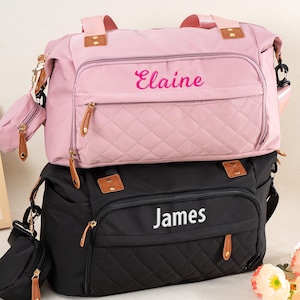 Bridesmaid Duffle Bag-Custom Bachelorette/Bridal Party/Wedding Gifts-Personalized Weekender Bags-Travel Bag for Women