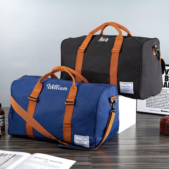 Personalized Best Man Gifts Bridesmaid Bags Custom Duffle Bags for Men Gift for Men Travel Bag With Embroidery Name Duffle Bags for Men Etsy