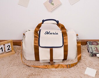Personalized Travel Bag for Women, Monogrammed Duffle Bag, Bridesmaid Gift Bag, GYM Travel Bag, Weekender Bags with Name, Shoulder Bag