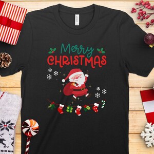 Merry Christmas Shirt, Santa T-Shirt, Holiday Gift, Christmas T-shirt, Christmas Gift, Christmas Family Shirt, Unisex T-shirt