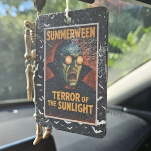 Summerween Car Air Freshener | Spooky Halloween Scented Car Accessory